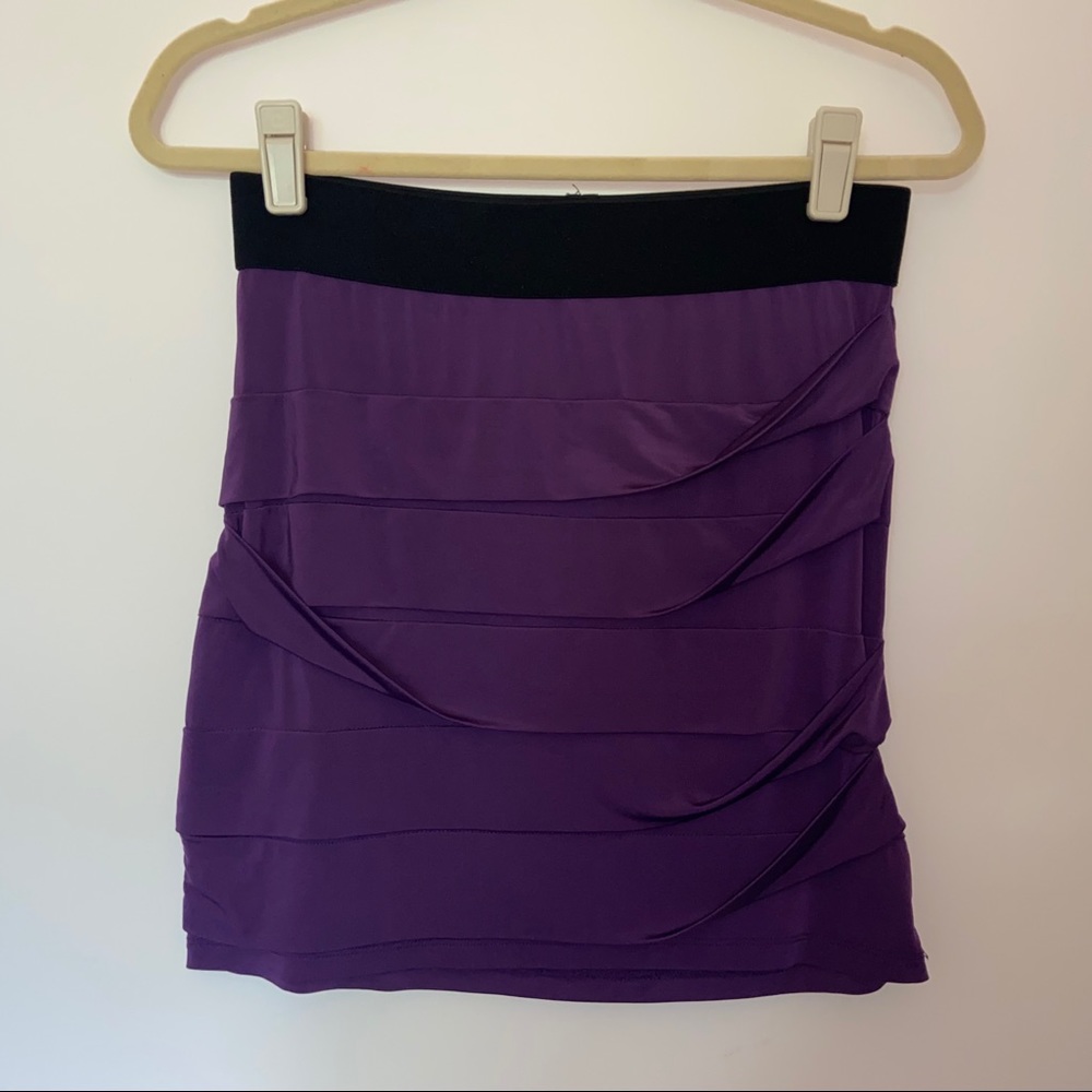 BCBGeneration purple miniskirt